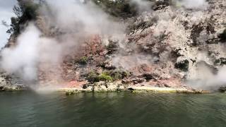 Waimangu Volcanic Valley  Lake Rotomahana  New Zealand [upl. by Nerb400]