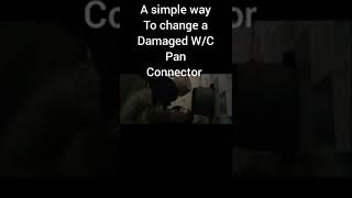 How to change a WC pan connector at home howtochangewcpanconnector plumbingsolutions plubingidea [upl. by Binky]