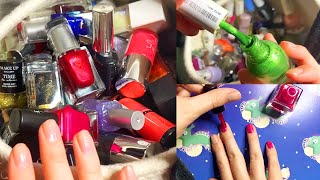 ASMR Nail Varnish Collection  Painting Whispered [upl. by Aivatal]