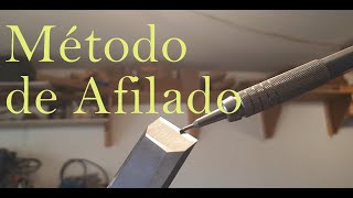 Método de afilado parte 1 formón TUTORIAL [upl. by Ettennek]