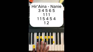 HirAina  Nanie piano jazz music pianotutorial pianocover howto tutorial [upl. by Tebazile952]