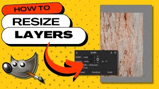 How to Resize A Layer in GIMP  Scale Layers Up or Down [upl. by Higginson603]