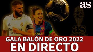 EN DIRECTO GALA DEL BALÓN DE ORO 2022 BENZEMA ALEXIA PUTELLAS  Diario AS [upl. by Naxela930]