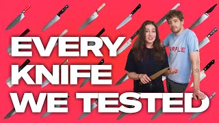 Chefs Knife Speed Review the Best and Worst Chefs Knives We Tested in 2023 [upl. by Piderit]