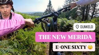 THE NEW MERIDA EONE SIXTY 😲  WILD DUNKELD GROUP RIDE [upl. by Enairda]