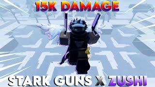 GPO STARK GUNS X ZUSHI HOW DO YOU BEAT THIS COMBO 15K DAMAGE GAME [upl. by Lebasi]