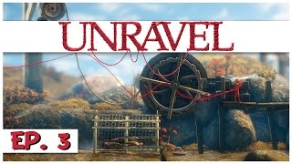 Unravel  Ep 3  Crab Trapping  Lets Play Unravel Gameplay [upl. by Ytisahcal]