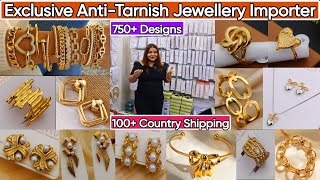 All New Trendy AntiTarnish Korean amp Fancy Luxury Celebrity Style Jewellery Collection 2024 Delhi [upl. by Adlih]