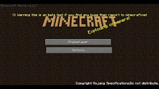 Minecraft Alpha 127 Remastered Fix [upl. by Hoashis]