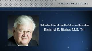 2024 Stevens Awards Gala  Distinguished Alumni Award  Science and Technology  Richard E Blahut [upl. by Leventis]