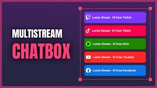 Lumia Stream Chatbox tutorial Multistream like a Pro multistream simulcasting [upl. by Letha]