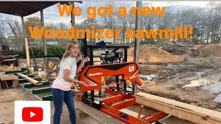 We got a new WOODMIZER sawmill [upl. by Berman]