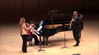 Bachs Double Concerto mvt I performed by Susan Fancher Branford Marsalis and Inara Zandmane [upl. by Tristram745]