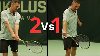 PROS and CONS of two handed and one handed backhand [upl. by Eloise]