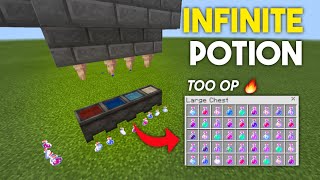 INFINITE Potions Glitch 117 Minecraft Bedrock  PS4 XBOX Switch Windows10 [upl. by Eadas]