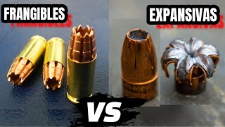 Balas expansivas VS Balas frangibles ¿Cuál gana l bala de punta hueca  balas RIP [upl. by Qifar795]