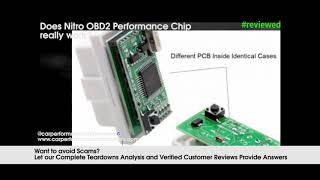 Nitro OBD2 Performance Chip Module Review  Teardown  Analysis [upl. by Anyalram]