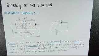 Biasing of PN Junction Diode [upl. by Krantz667]