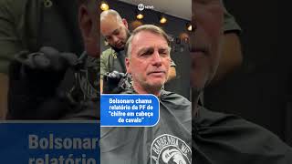 Bolsonaro chama relatório da PF de “chifre em cabeça de cavalo” [upl. by Eelan]