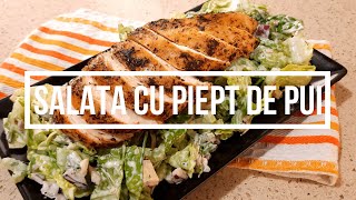 Salata cu Piept de Pui la Tigaie Maioneza si Iaurt  Cea mai buna salata de vara [upl. by Ehtnax]