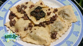 Ricetta classica Agnolotti alla piemontese fatti in casa con sugo darrosto [upl. by Anelagna]