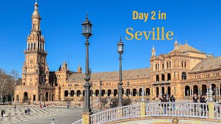 Visiting Plaza de Espana and the famous Cathedral of Seville [upl. by Botsford]