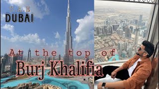 At the Top of Burj Khalifa  124 amp 125 Floor  Burj Khalifa Inside view  Dubai Tour 2023 [upl. by Aissela]