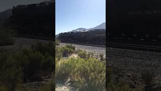 UP 4014 at Cabazon CA  Oct 15 2019 train unionpacificrailroad unionpacific steamlocomotive [upl. by Maryanna798]