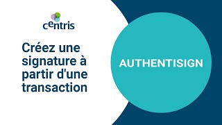 Créez une signature à partir dune transaction [upl. by Strenta135]