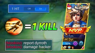 DYRROTH 2nd SKILL  1 KILL THEY THINK IM USING CHEAT🔥 [upl. by Horst]