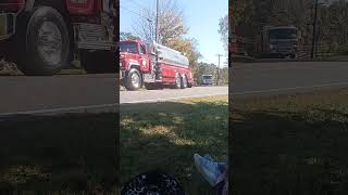 Beemerville Fire Company Tanker and Pochuck Valley Engine [upl. by Orenid]