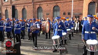 Whiterock Flute Band no9  New Mural Parade amp Dedication 251123 [upl. by Ayahsal131]