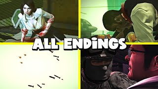 ALL ENDINGS  DEAD RISING 2 OFF THE RECORD HD [upl. by Biddie]