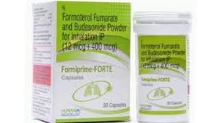 Formiprime FORTE Inhalation Capsules Formoterol Fumarate and Budesonide Powder for Inhalation IP [upl. by Ehav]