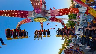 Mexican Flight Kollmann On Ride Günzburg Volksfest 2024 [upl. by Namurt]