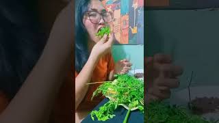 MUKBANG MORINGA LEAVES😋😋 fyy mukbang foryourpage [upl. by Toulon]