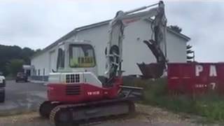 2010 Takeuchi TB180 FR 18000 Lb Excavator Being Sold at Auction 82015 [upl. by Mirilla]