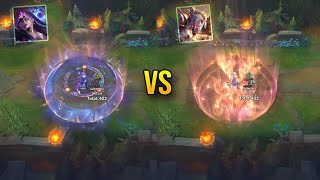 Prestige Dark Star Diana vs Prestige Battle Queen Diana  Skin Comparison  League of Legends [upl. by Harrell]