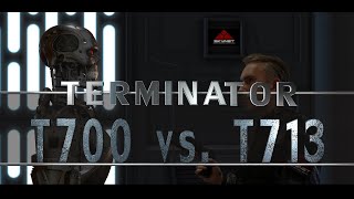 Terminator T700 vs T713h  SKYNET [upl. by Mufi]