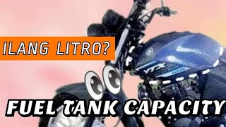 Yamaha YTX 125 tank capacity [upl. by Nosila]