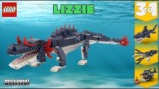 Lizzie LEGO 31088 Digital Build [upl. by Oiuqise911]