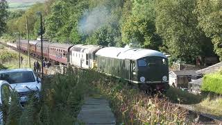 D5054 33109 leaving Irwell Vale 13th September 2024 [upl. by Jean]