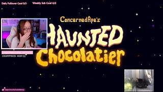 ConcernedApes Haunted Chocolatier reveal and reaction [upl. by Wilden]