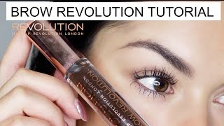 BROW REVOLUTION BROW GEL TUTORIAL  Makeup Revolution [upl. by Sergei898]