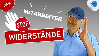 Widerstände der Mitarbeiter  4 Maßnahmen für Personaler [upl. by Dolorita]