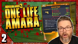 Borderlands 3  One Life Amara  Funny Moments amp Loot  Day 2 [upl. by Aikkin]