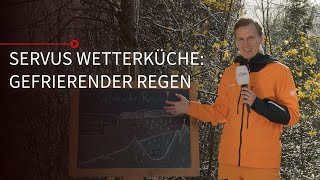 Wie kann es bei Minusgraden regnen Das Wetterphänomen  erklärt  Servus Wetterküche [upl. by Cockburn56]