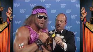 Macho Man Randy Savage Promo 5 Talkin About History [upl. by Yecnay]