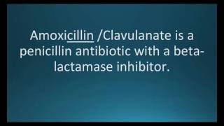 How to pronounce amoxicillin  clavulanate Augmentin Memorizing Pharmacology Flashcard [upl. by Marchak]