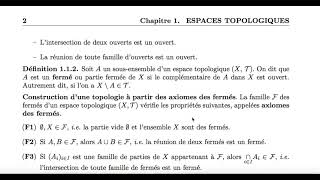 espace topologie [upl. by Anreval]